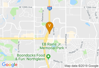 map of DoubleTree by Hilton Hotel Denver - Thornton