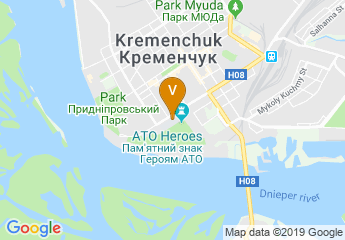 map of Kremenchutsʹkyy Natsionalʹnyy Universytet Imeni Mykhayla Ostrohradsʹkoho
