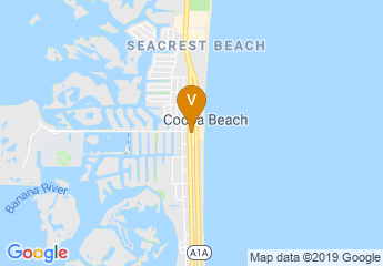 map of Cocoa Beach Art Show
