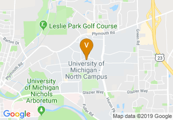 map of University of Michigan - North Campus