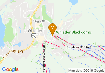 map of Whistler Blackcomb