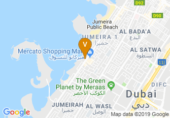 map of Mandarin Oriental Jumeira, Dubai