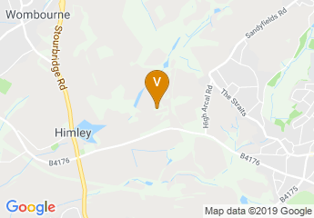 map of Himley Hall Golf Centre Ltd