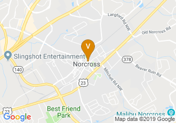 map of Historic Norcross