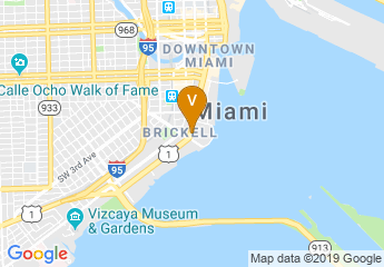 map of Crown plaza Miami Airport Hotel, United States