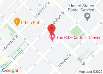 map of The Ritz-Carlton, Denver