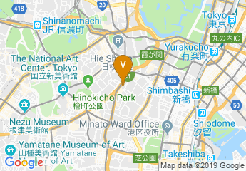 map of InterContinental - ANA Tokyo