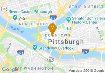 map of Fairmont Pittsburgh