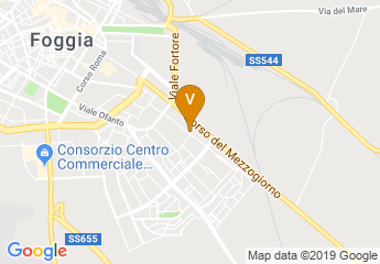 map of Università degli studi di Foggia