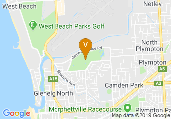 map of Glenelg Golf Club
