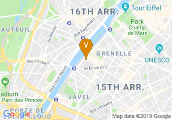 map of Le Cordon Bleu, Paris, France