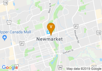 map of Newmarket Senior's Meeting Place