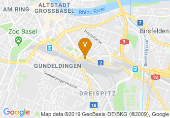 map of HOTEL IBIS STYLES BASEL CITY