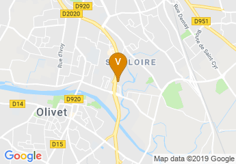 map of Zenith Orléans