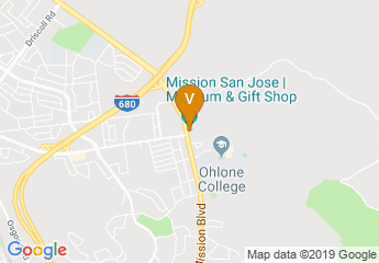 map of Old Mission San Jose