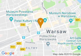 map of Złote Tarasy