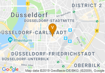 map of Leonardo Boutique Hotel Düsseldorf