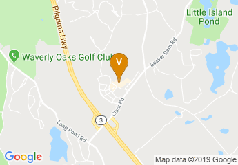 map of Mirbeau Inn & Spa Pinehills