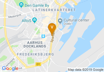 map of Comwell Aarhus