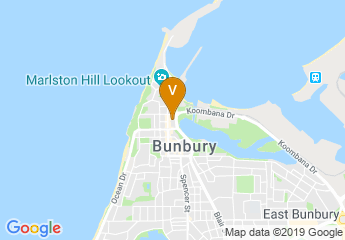 map of Bunbury Regional Entertainment Centre (BREC)