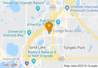 map of Four Points by Sheraton Orlando International Drive