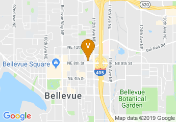 map of Courtyard by Marriott Seattle Bellevue/Downtown