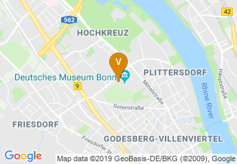 map of Wissenschaftszentrum Bonn