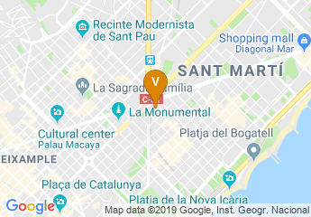 map of BCD Barcelona Centre de Disseny