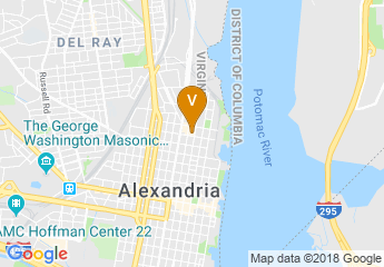 map of Sheraton Suites Old Town Alexandria