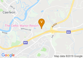 map of The Manor House at Celtic Manor