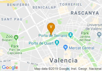 map of Hotel NH Valencia Center
