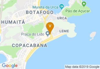 map of Copacabana Ministro de Castro Apartments 15