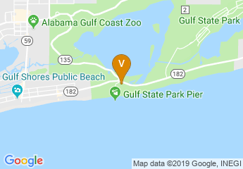 map of The Lodge at Gulf State Park, a Hilton Hotel