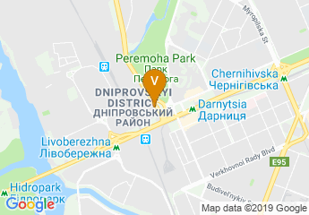 map of Hillsong Church Kiev