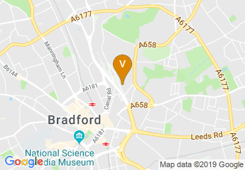 map of LIFE Church Bradford