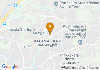 map of Kerala Startup Mission