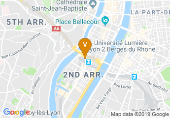 map of Mercure Lyon Centre Château Perrache hotel