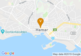map of Hamar kulturhus