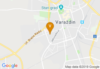 map of University of North - University Center Varazdin