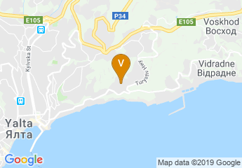 map of Yalta-Inturist