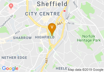 map of Sheffield United Football Club Ticket Office