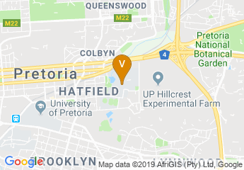 map of University of Pretoria Hillcrest Campus
