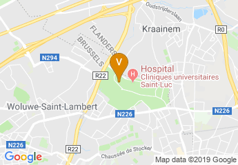 map of Tangla Hotel Brussels