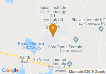 map of Indian Institute of Technology(IIT Hyderabad)