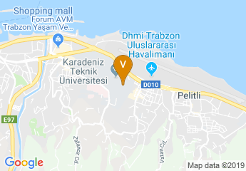 map of Karadeniz Technical University Information Center