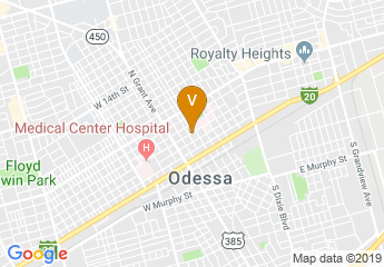 map of Odessa Marriott Hotel & Conference Center