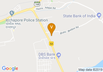 map of Courtyard By Marriott Surat