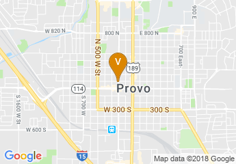 map of Utah Valley Convention Center