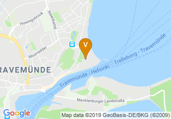 map of Maritim Hotel Lübeck-Travemünde