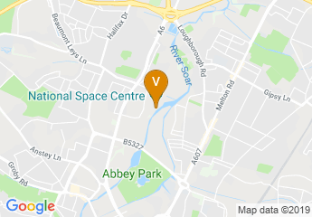 map of National Space Centre
